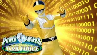 power rangers time force yellow fan morph (male version)