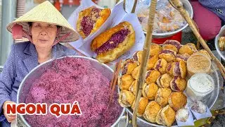 Khâm phục bà cụ 80 tuổi dậy từ 1 giờ sáng nấu XÔI BÁNH TIÊU LÁ CẨM rẻ nhất Đà Lạt | Địa điểm ăn uống
