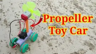 How to Make a Propeller Toy car at Home || DIY DC Motor Air Car Simple Ideas 2024