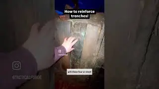 How to strengthen a trench!