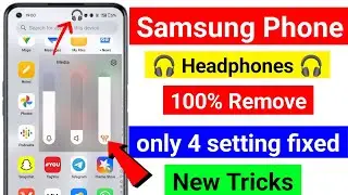 how to remove headphone mode in samsung/how to remove headphone symbol samsung/headphones remove 🎧