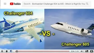 Bombardier Challenger 604 vs 605 - Which One is Right for You - by Randy Bable of Runway 10 Aero
