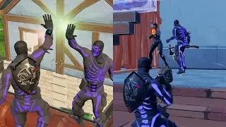 I TEAMED With Another Purple Skull Trooper...