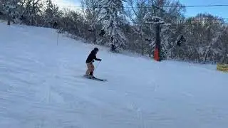 Dji osmo mobile 6 + iPhone 15 Pro ski&nbsp;Auto tracking target test