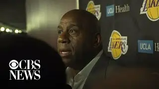 Magic Johnson quits as Lakers team president