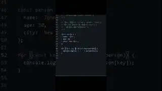 Simplifying Code with 'for...in' Object Looping.  JavaScript Pro Tips: