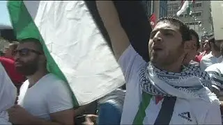 Protesters angry about ongoing Gaza violence