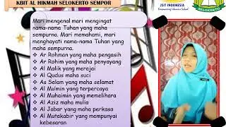 NASYID ASMAUL HUSNA  1-12 (KBIT AL HIKMAH)