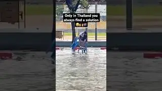 Only in Thailand you always find a solution 😂🙌🇹🇭 #shorts #funny #bangkok