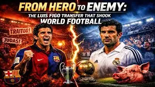 “From Hero to Enemy: The Luis Figo Transfer That Shook World Football”
