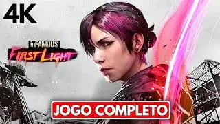 PS4 Pro (DLC) - inFAMOUS: First Light Walkthrough [ 4K | Dublado-BR ] Sem coment&aacute;rios