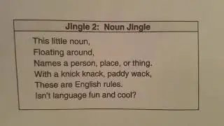 Shurley Grammar - Noun Jingle (All Grades - BETH-M Version)