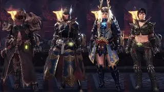 MHW Iceborne All High Rank Rarity 7 Armor (Female Version, as of V15.10)