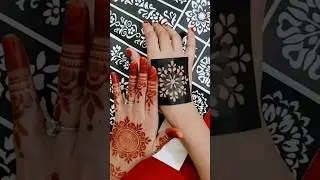 tried viral meesho mehndi sticker price 98only/how to use mehndi sticker#mehndistencil#sticker#viral