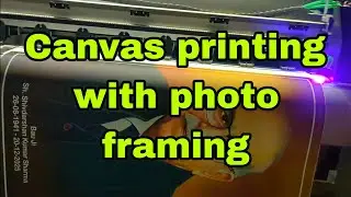 Uv flatbed printer | Flex printing process || photo frame | #shyam #love #trending 
