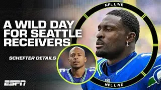 DK Metcalf requests trade & Tyler Lockett released 😳 Adam Schefter details Seahawks' wild day