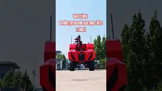 Guoxing underground garage fire fighting robot #underground #garage #evcar #newenergy #firefighting