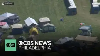 Tents, blankets line fields at Montco's Old Pool Farm for Philly Folk Festival