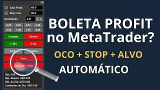Boleta do Profit no MetaTrader 5: OCO e Stop Autom&aacute;tico 2025