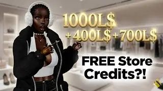Second Life Free Gifts Haul 💵 👜1000L$ + 400L$ Gift Card + 700L$ Store Credit