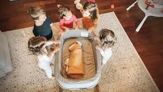 BRINGING EZRA HOME | BABY #7 | THE TRIPLETS LOVE HIM