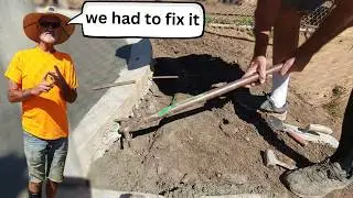 Fixing a Fake Rock Pond | Louie's The Lion's Watering Hole