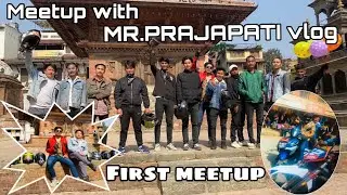 MEETUP with MR.PRAJAPATI  at Patan Durbar Square | BIKERS SQUAD NEPAL 🇳🇵