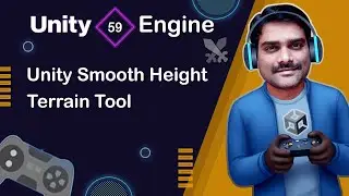 Unity Smooth Height Terrain Tool - Unity Engine Tutorial 59 🚀