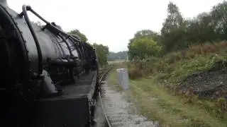 73129 departs Swanwick Junction at Midland Railway Centre