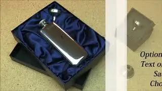 3oz Plain Slimline Boot Pewter Hip Flask @ The Pocket Hip Flask Co
