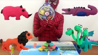 Kid learning english with amazing spiderman  kid learn color  kids learn kids play