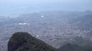 View from Tijuca Peak (Pico da Tijuca) in Rio de Janeiro, Brazil