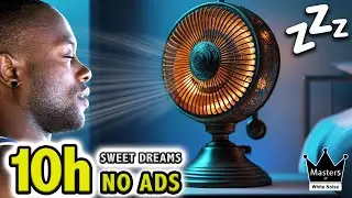 Fall Asleep Deeply With This White Noise (No Ads) | Vintage Heater Sound, Stress Relief