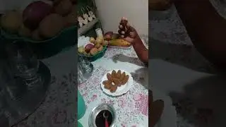 Fis um quibe frito bem masinho.