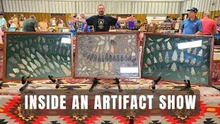 Artifact Show, Selling Frames, Displaying Finds, Meeting the Arrowhead Collectors in Pennsylvania