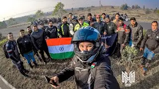 Republic day 2020 ride vlog | Ranchi riders x HOGS | 26th January | Loud superbikes | Flyby | #MH22