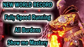 WORLD RECORD!! Fully Speed Running God of War Valhalla in 24:14 on Hardest Difficulty + All Burdens!