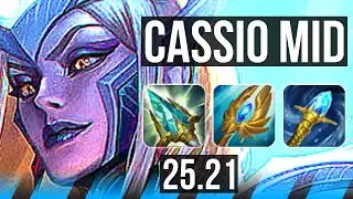 CASSIOPEIA vs SYNDRA (MID) | Dominating | EUW Master | 25.21