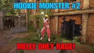 Uncharted 4 Multiplayer - HOOKIE MONSTER #2 - MELEE ONLY RAGE - 15 KILL STREAK WITH A HOOK?!