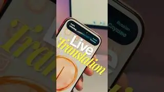 Перевод в реальном времени на iPhone #технологии #iphone #apple