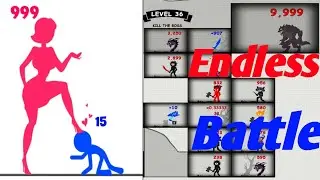 Stick Fight Endless Battle Mobile Game || Level 36 Stickman Defense