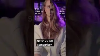NTSC vs PAL comparison. #colors #davinciresolve #film #slog3 #comparison