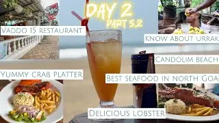 🍤Best sea food restaurant in North Goa with prices -VADDO 15, Candolim beach #northgoa #foodvlog