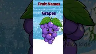 Fun fruits names | learn fruits for kids fruits names || kids videos for kids