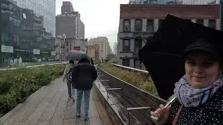 Walking in the Rain, High Line New York, Nature Sounds for Sleep