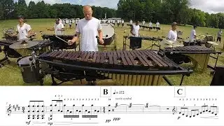 2017 Madison Scouts Front Ensemble - LEARN THE MUSIC to 
