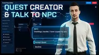 Quest Creator & Talk To NPC [ESX/QBCORE/QBOX] FiveM - Mic Scripts