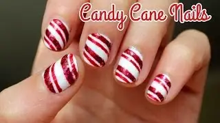 Tutorial: Candy Cane Nails!