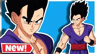 Fortnite Son Gohan Skin Showcase (PS5 Gameplay)