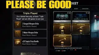 Triple Play Bundle Opening, Free DLC Weapon Opening Black Ops 3 100 Win Contract